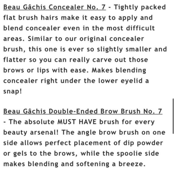 BEAU GÂCHIS No. 7 Collection Eye Makeup Brushes - Picture 7 of 8